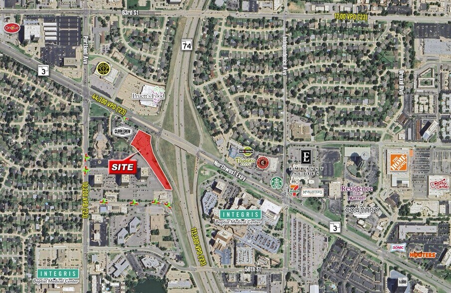 3500 NW Expressway, Oklahoma City, OK à vendre - Aérien - Image 3 de 7