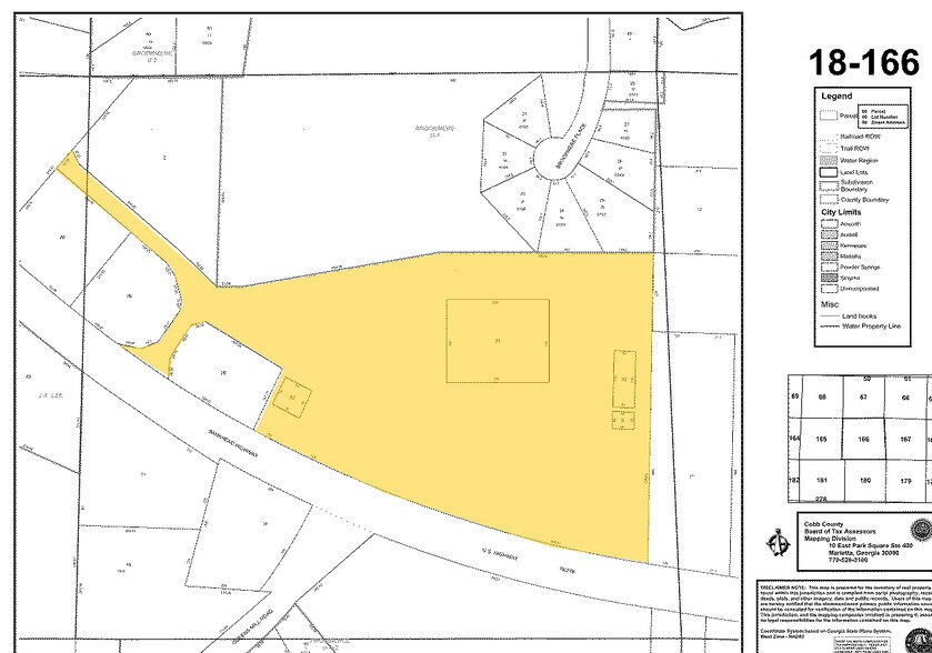 1025 Veterans Memorial Hwy SE, Mableton, GA à louer - Plan cadastral - Image 3 de 42