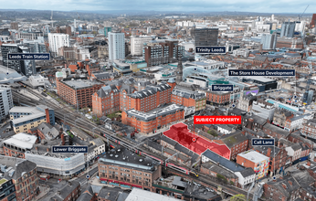 162-163 Briggate, Leeds, WYK - aerial  map view - Image1