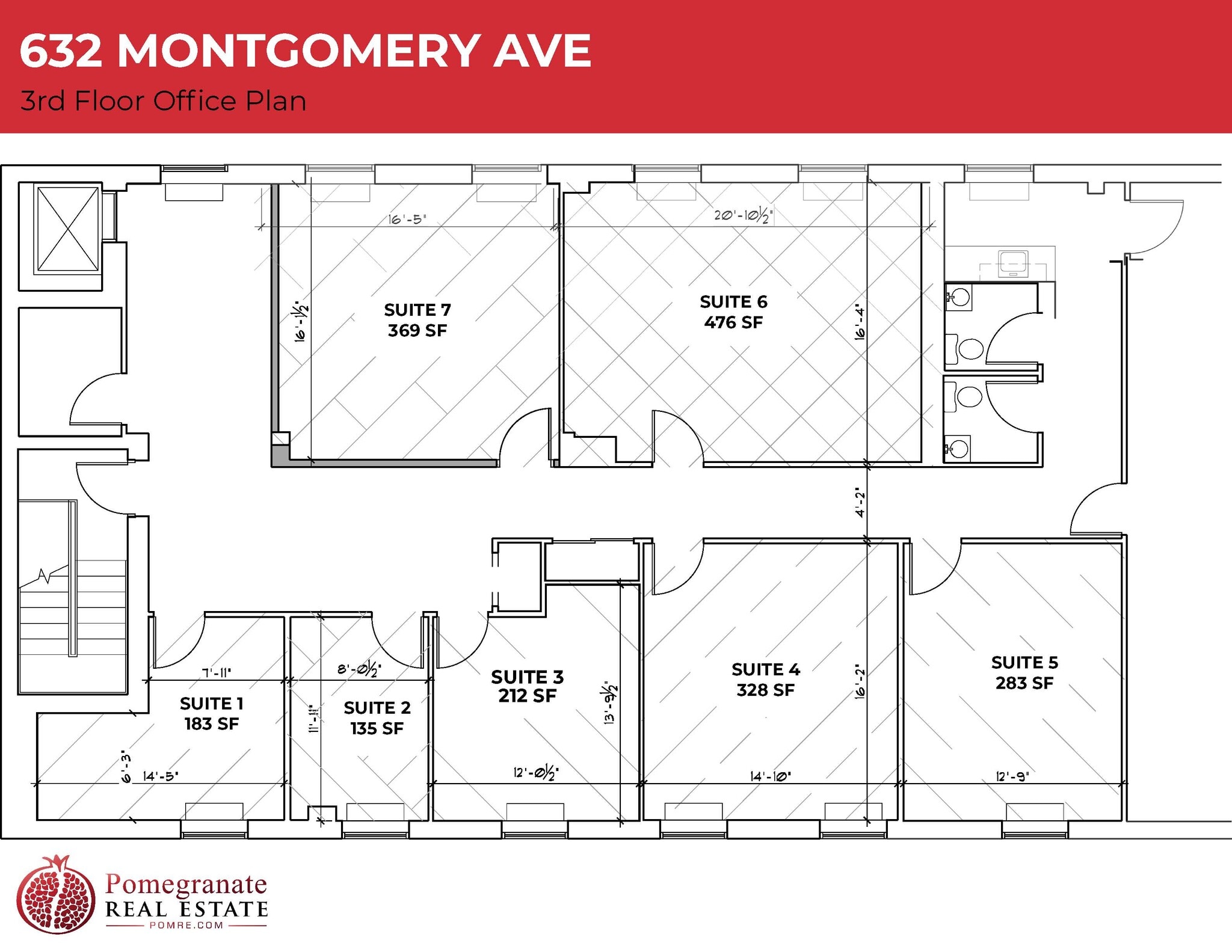 632 Montgomery Ave, Narberth, PA for lease Floor Plan- Image 1 of 1