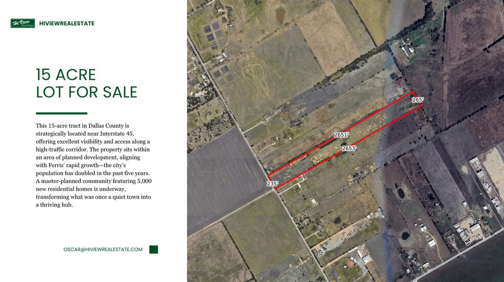 1504 Cook rd, Ferris, TX à vendre - Photo du bâtiment - Image 2 de 3