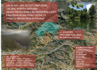 More details for 805 Scout Camp Rd, Saluda, NC - Land for Sale