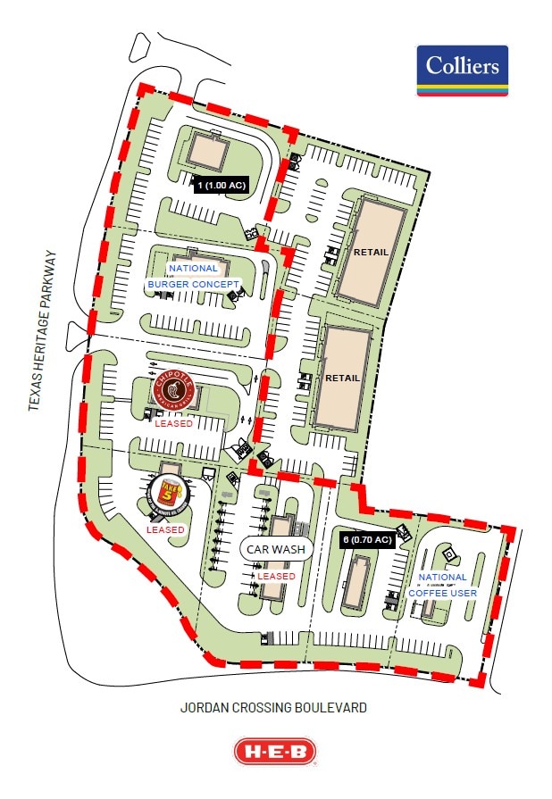 NEC of Texas Heritage Pkwy & Jordan Crossing Blvd, Fulshear, TX for sale Building Photo- Image 1 of 2