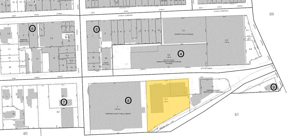 131 E Green St, Ithaca, NY à louer - Plan cadastral - Image 2 de 25