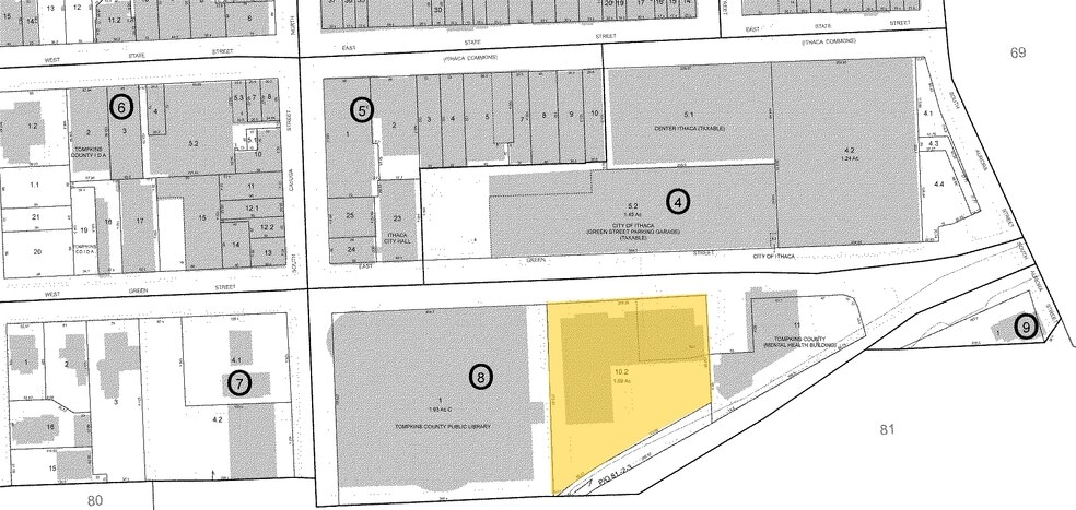 131 E Green St, Ithaca, NY for lease - Plat Map - Image 2 of 25