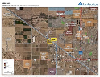 Plus de détails pour NEC Burris Road & Clayton Road, Casa Grande, AZ - Terrain à vendre