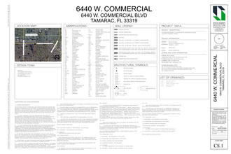 6420-6464 W Commercial Blvd, Lauderhill, FL à louer Plan d’étage- Image 1 de 5