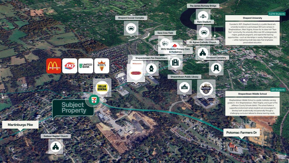 7364 Martinsburg Pike, Shepherdstown, WV for sale - Building Photo - Image 2 of 2