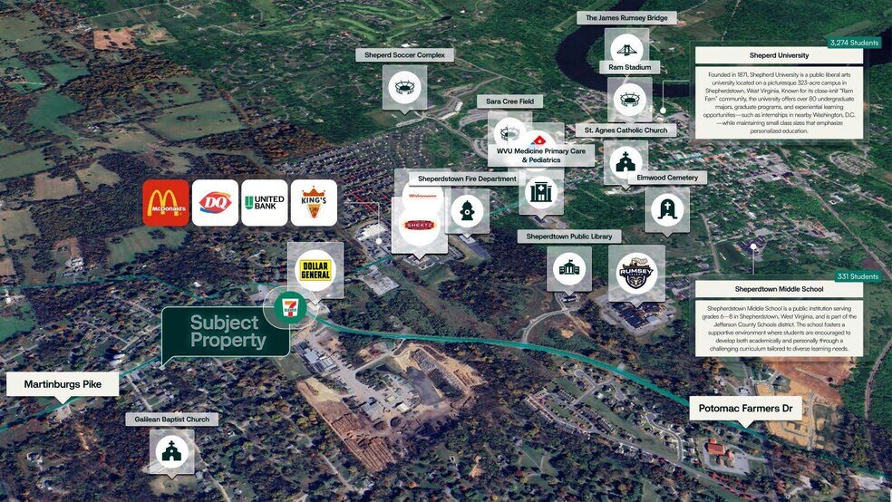 7364 Martinsburg Pike, Shepherdstown, WV à vendre - Photo du bâtiment - Image 2 de 2