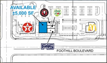 Foothill Blvd, Rancho Cucamonga, CA for lease Site Plan- Image 1 of 3
