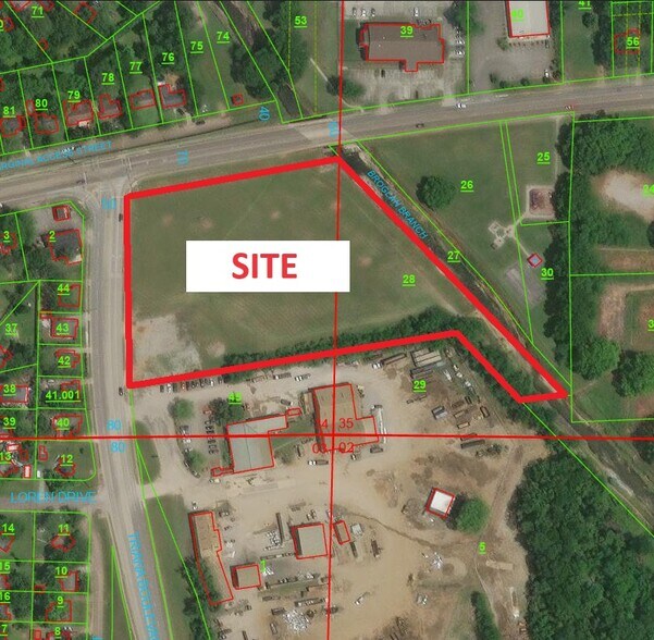 712 Triana Blvd NW, Huntsville, AL à vendre - Aérien - Image 2 de 3