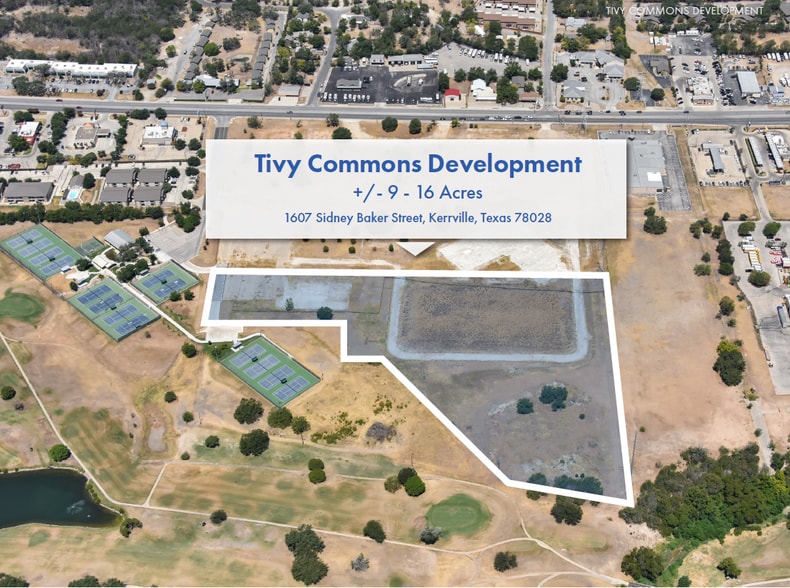 Sidney Baker Street, Kerrville, TX for sale - Aerial - Image 1 of 4