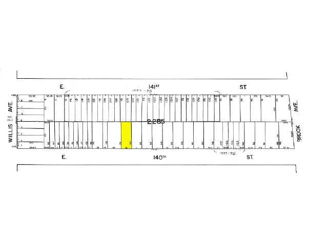 441 E 140th St, Bronx, NY à vendre - Plan cadastral - Image 2 de 21