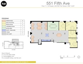 551 Fifth Ave, New York, NY for lease Floor Plan- Image 1 of 6