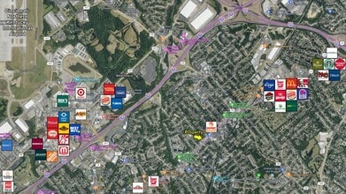 4016 Dixie Hwy, Erlanger, KY - AÉRIEN  Vue de la carte