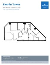 6624 Fannin St, Houston, TX for lease Floor Plan- Image 1 of 1