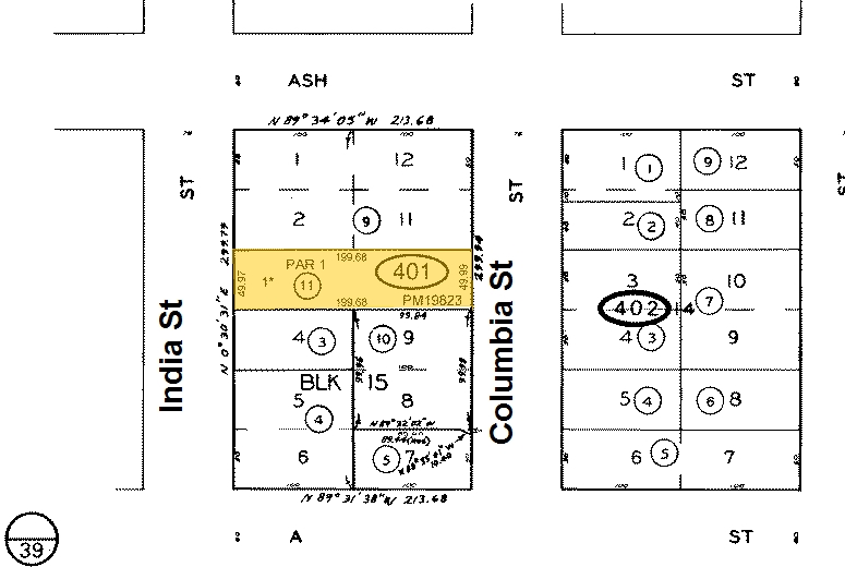 1350 Columbia St, San Diego, CA à louer - Plan cadastral - Image 2 de 59