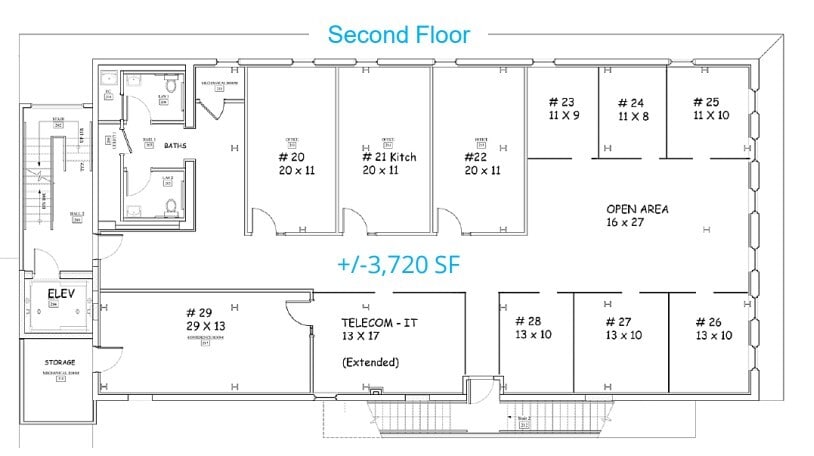 910 4th Ave, Asbury Park, NJ for lease Floor Plan- Image 1 of 1