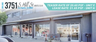 More details for 3751 S Hill St, Los Angeles, CA - Industrial for Lease