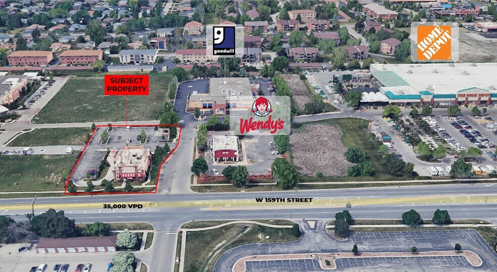 7402 W 159th St, Orland Park, IL à louer - Aérien - Image 3 de 3