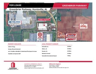 More details for Greenbrier Rd, Madison, AL - Flex for Lease