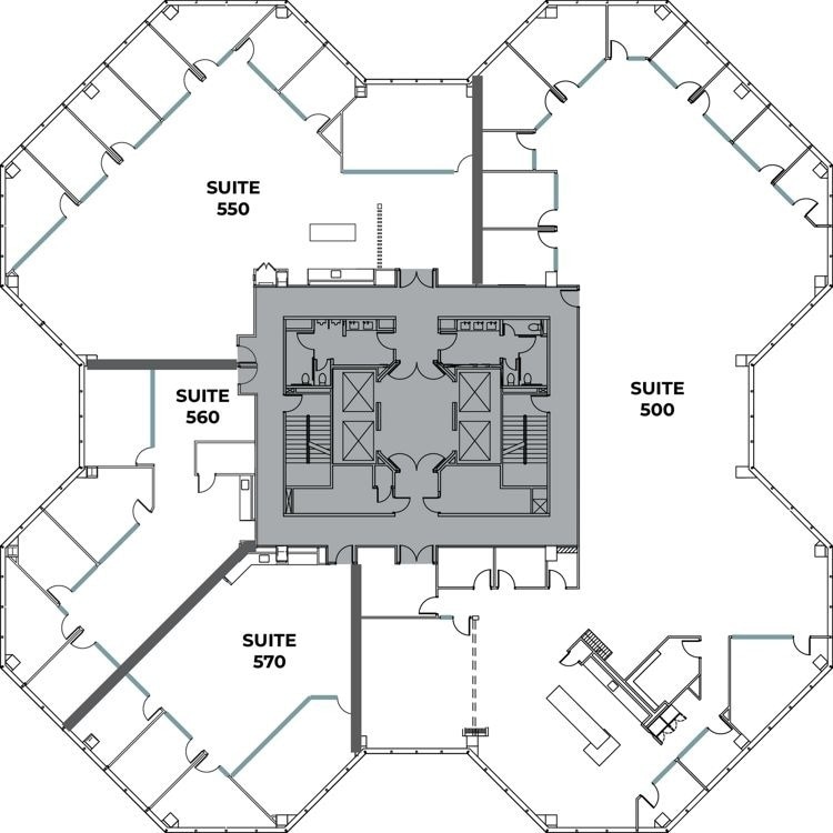 4365 Executive Dr, San Diego, CA à louer Plan d’étage- Image 1 de 1