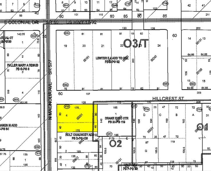 108 Hillcrest St, Orlando, FL for sale - Plat Map - Image 2 of 68