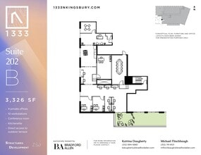 1333 N Kingsbury St, Chicago, IL à louer Plan d’étage- Image 1 de 1