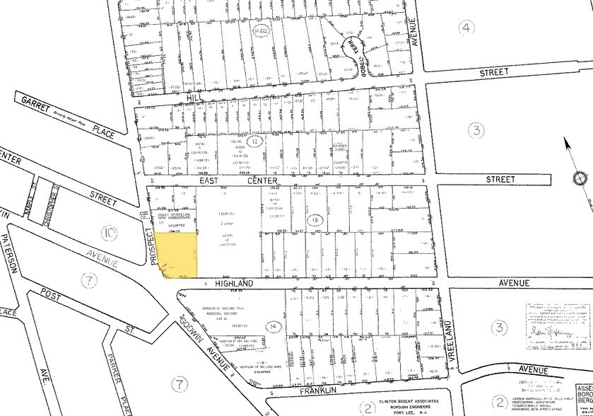 6 Prospect St, Midland Park, NJ à vendre - Plan cadastral - Image 1 de 1