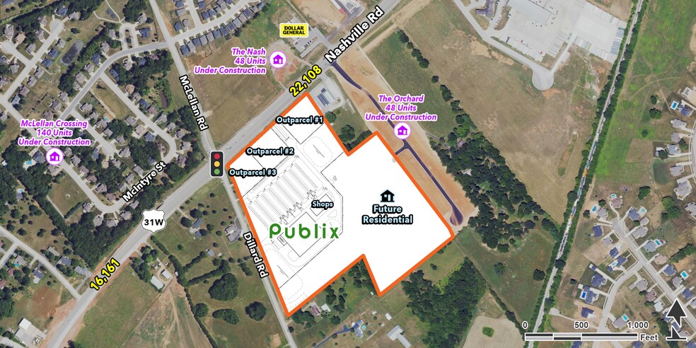 6698 Nashville Rd, Bowling Green, KY à louer - Photo du bâtiment - Image 1 de 1