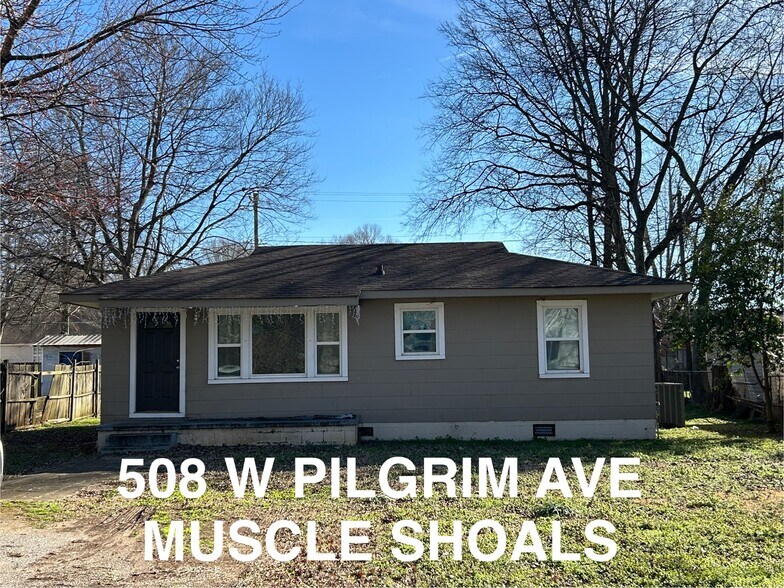 508 W Pilgrim Ave, Muscle Shoals, AL à vendre - Photo principale - Image 1 de 1