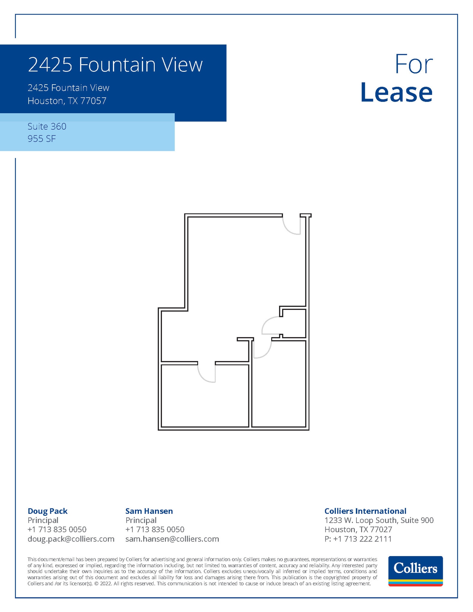 2425 Fountain View Dr, Houston, TX for lease Interior Photo- Image 1 of 1