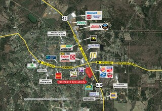 3073-3187 Highway 431, Roanoke, AL - AERIAL  map view - Image1