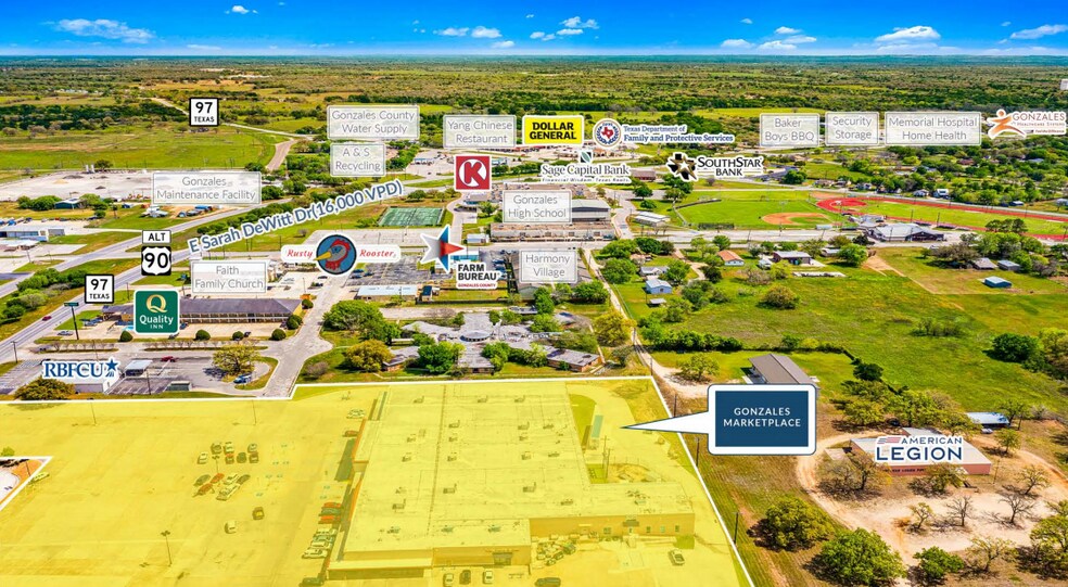 1620 E Sarah Dewitt Dr, Gonzales, TX à louer - Photo du bâtiment - Image 2 de 3