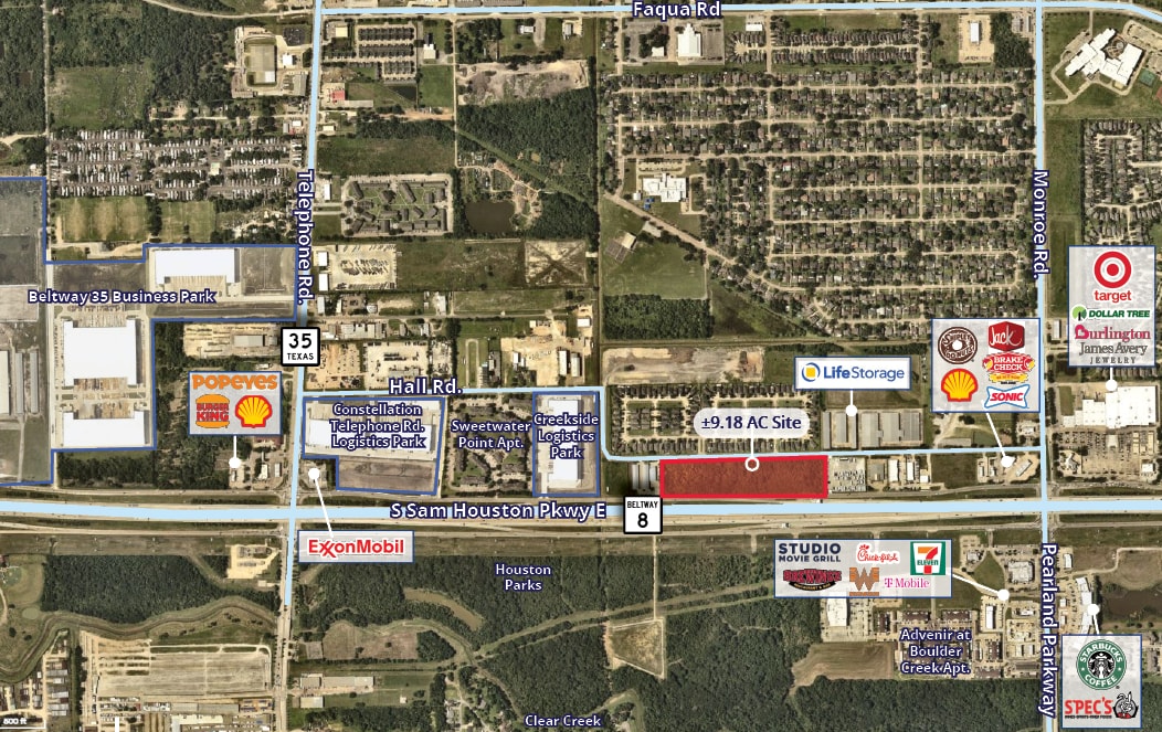 S Sam Houston Pkwy E, Houston, TX à vendre Aérien- Image 1 de 3