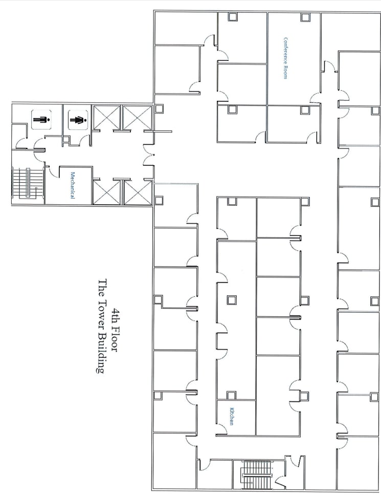 323 Center St, Little Rock, AR à louer Plan d’étage- Image 1 de 1
