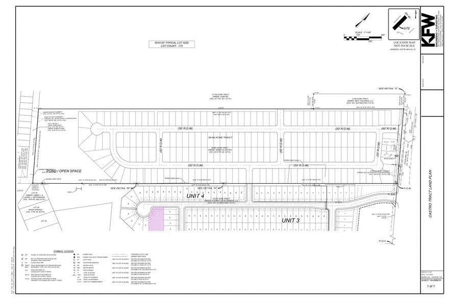 Hwy 46, Seguin, TX à vendre - Plan de site - Image 2 de 2