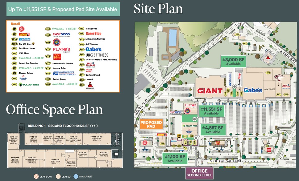 471 S Oxford Valley Rd, Fairless Hills, PA à louer - Photo du bâtiment - Image 2 de 12