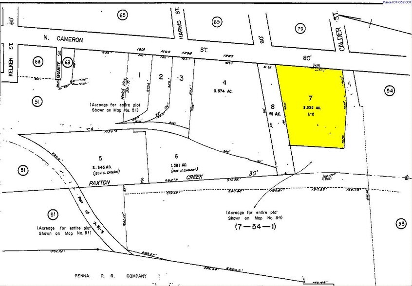 1414 N Cameron St, Harrisburg, PA à vendre - Plan cadastral - Image 2 de 4