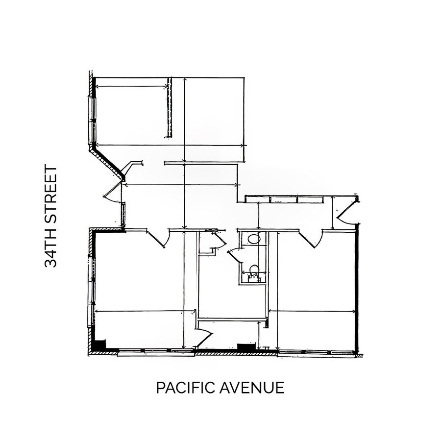 303 34th St, Virginia Beach, VA 23451 - Unit 101 -  - Floor Plan - Image 1 of 3