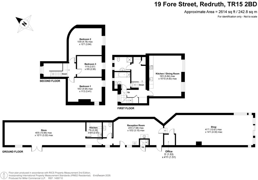 19 Fore St, Redruth for sale - Floor Plan - Image 3 of 11