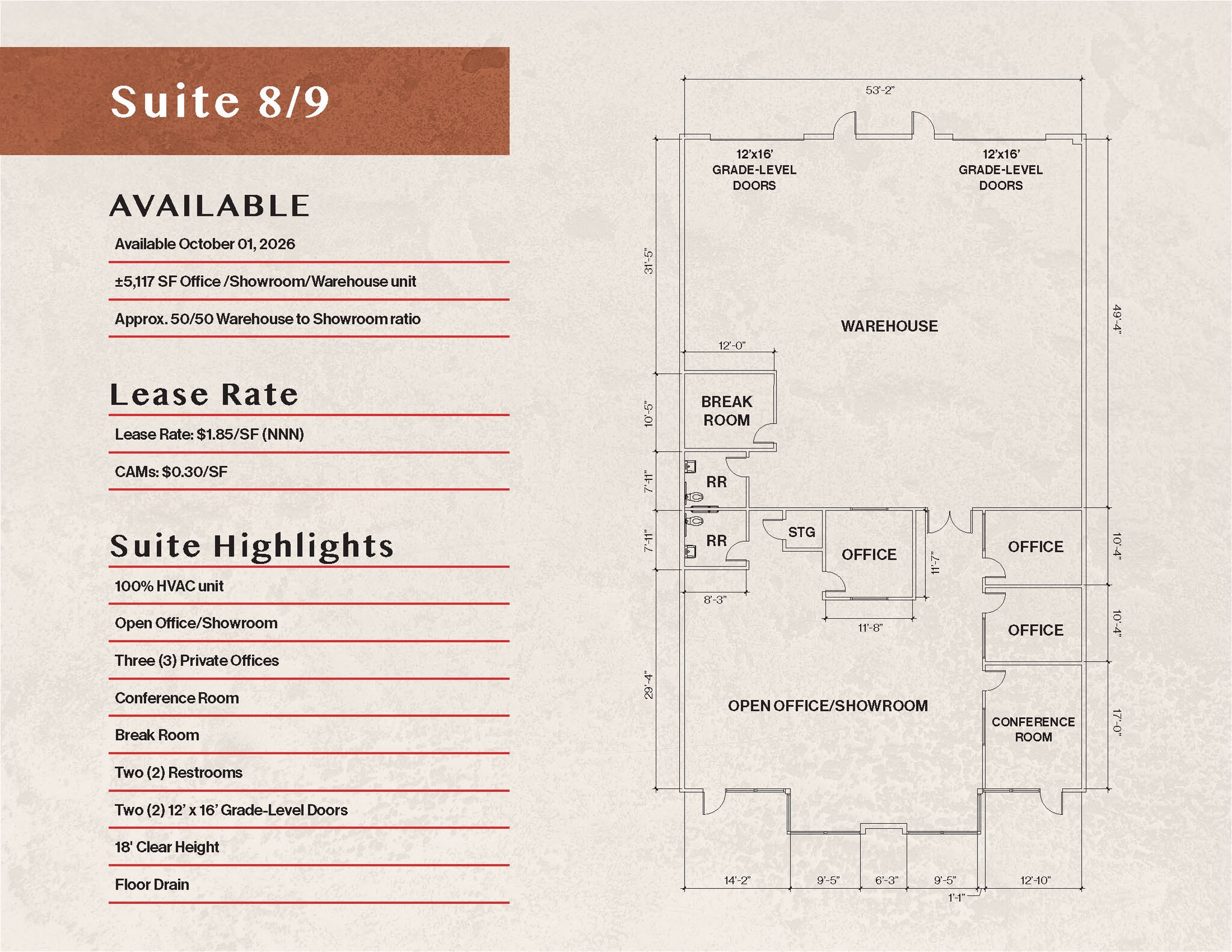 6001 S Decatur Blvd, Las Vegas, NV à louer Plan d’étage- Image 1 de 1