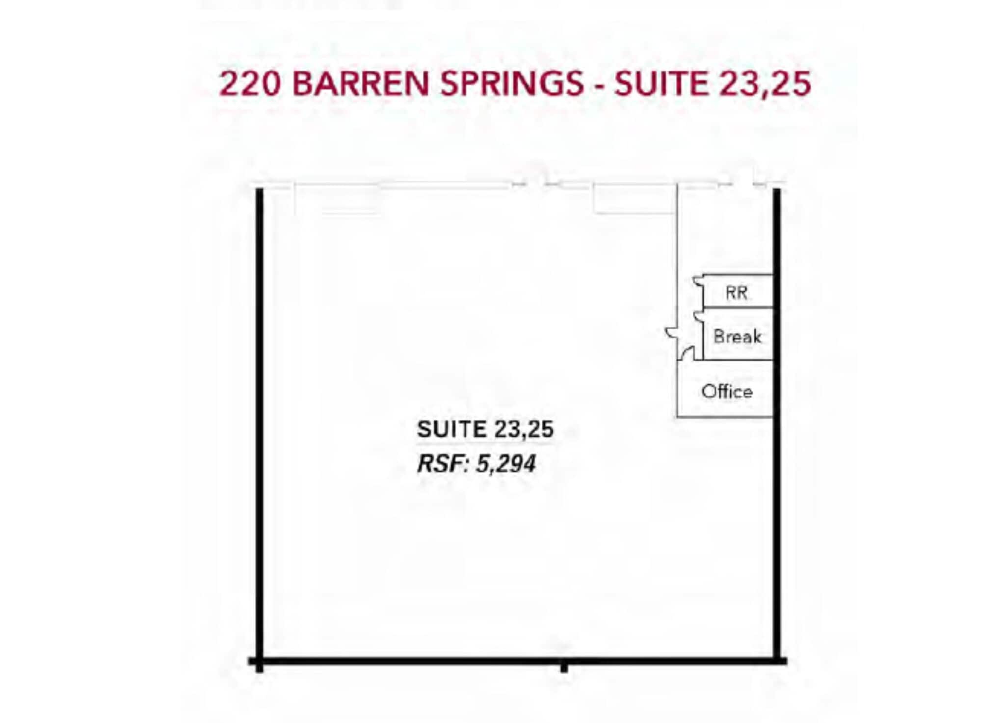 221 Barren Springs Dr, Houston, TX for lease Floor Plan- Image 1 of 1