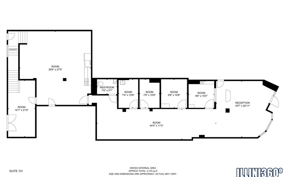 218 W Main St, Urbana, IL à vendre - Plan d’étage - Image 3 de 4