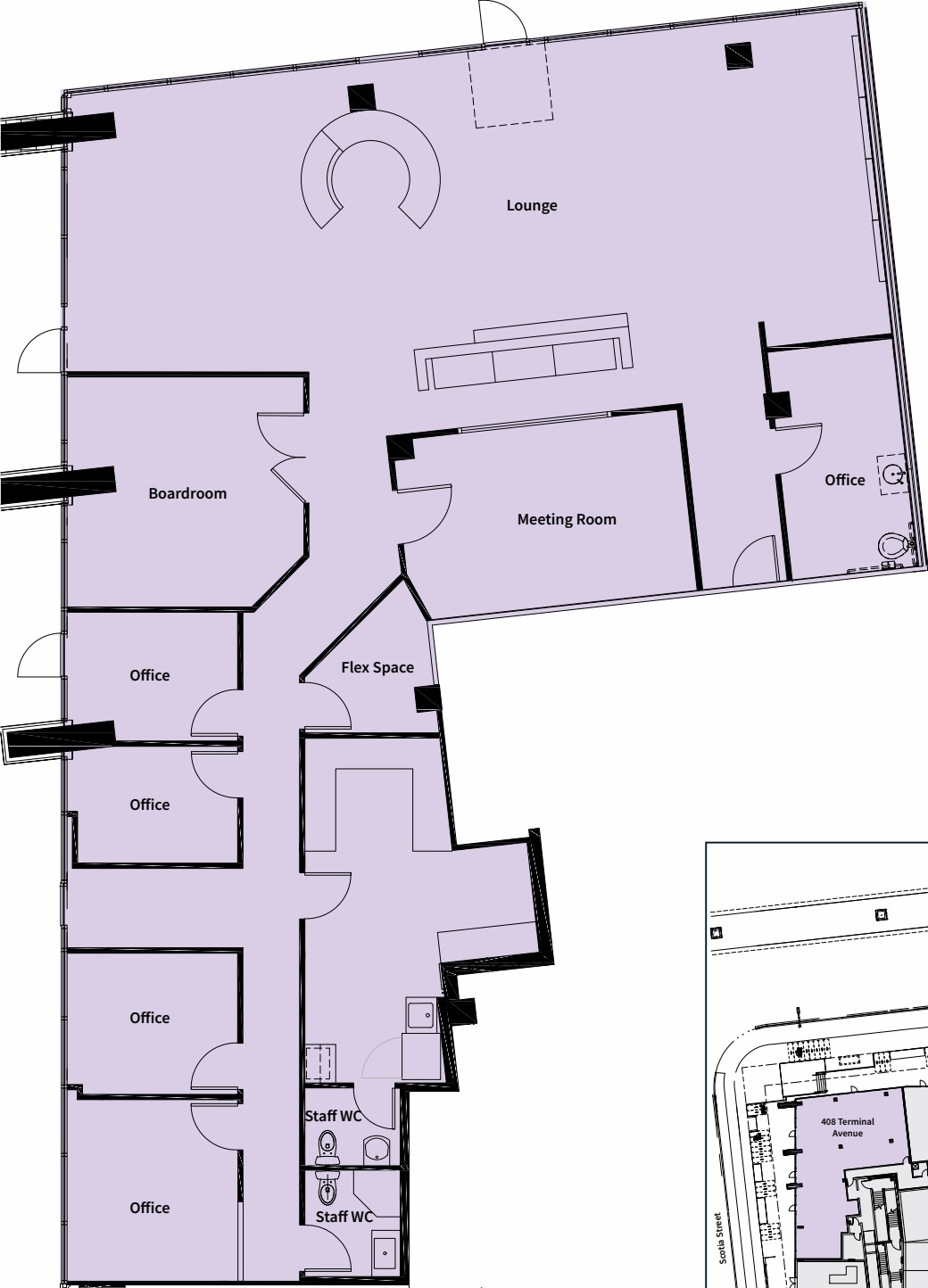 438 Terminal Av, Vancouver, BC for lease Floor Plan- Image 1 of 1