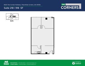 6525 The Corners Pky, Peachtree Corners, GA à louer Plan d’étage- Image 1 de 1
