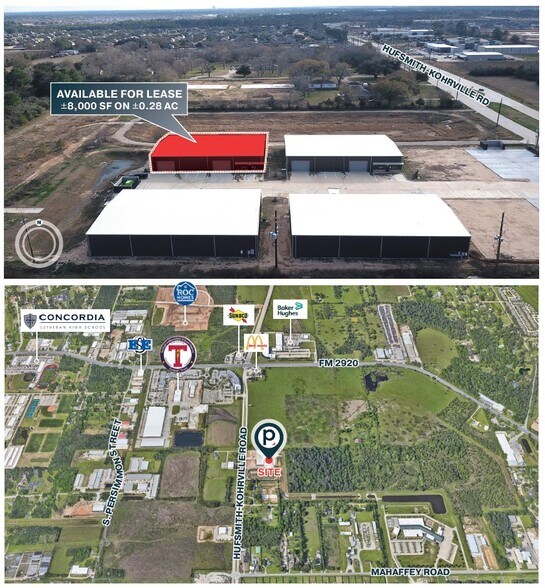 22812 Hufsmith-Kohrville Road, Tomball, TX à louer - Aérien - Image 3 de 4