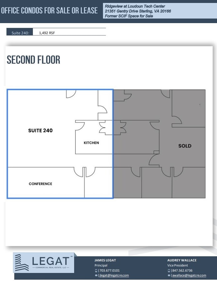 21351 Gentry Dr, Sterling, VA 20166 - Unit 240 -  - Floor Plan - Image 1 of 1