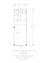 500-692 Hanes Mall Blvd, Winston-Salem, NC à louer Plan de site- Image 1 de 1