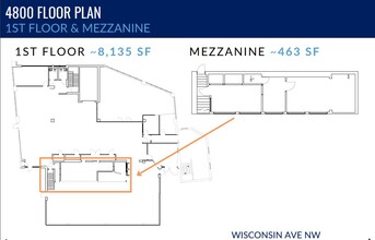 4800-4810 Wisconsin Ave NW, Washington, DC for lease Floor Plan- Image 1 of 2